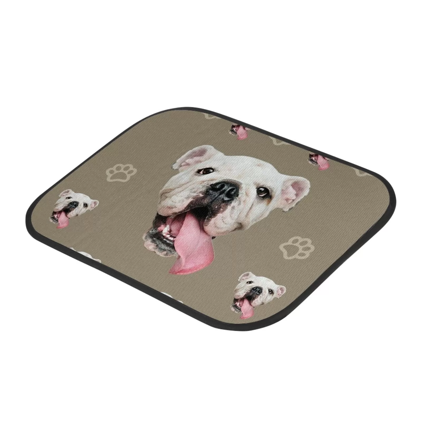 Custom Pet Face Car Floor Mats Automotive Carpet Non-Slip Universal Interior Car Decor Accessories (Set of 4)