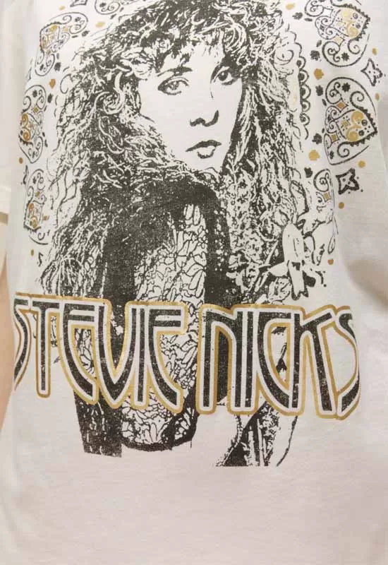 Daydreamer - Stevie Nicks Metallic Boyfriend Tee