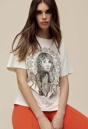 Daydreamer - Stevie Nicks Metallic Boyfriend Tee