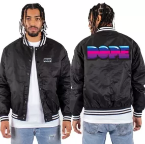 Dope Stripes - Black Varsity Jacket