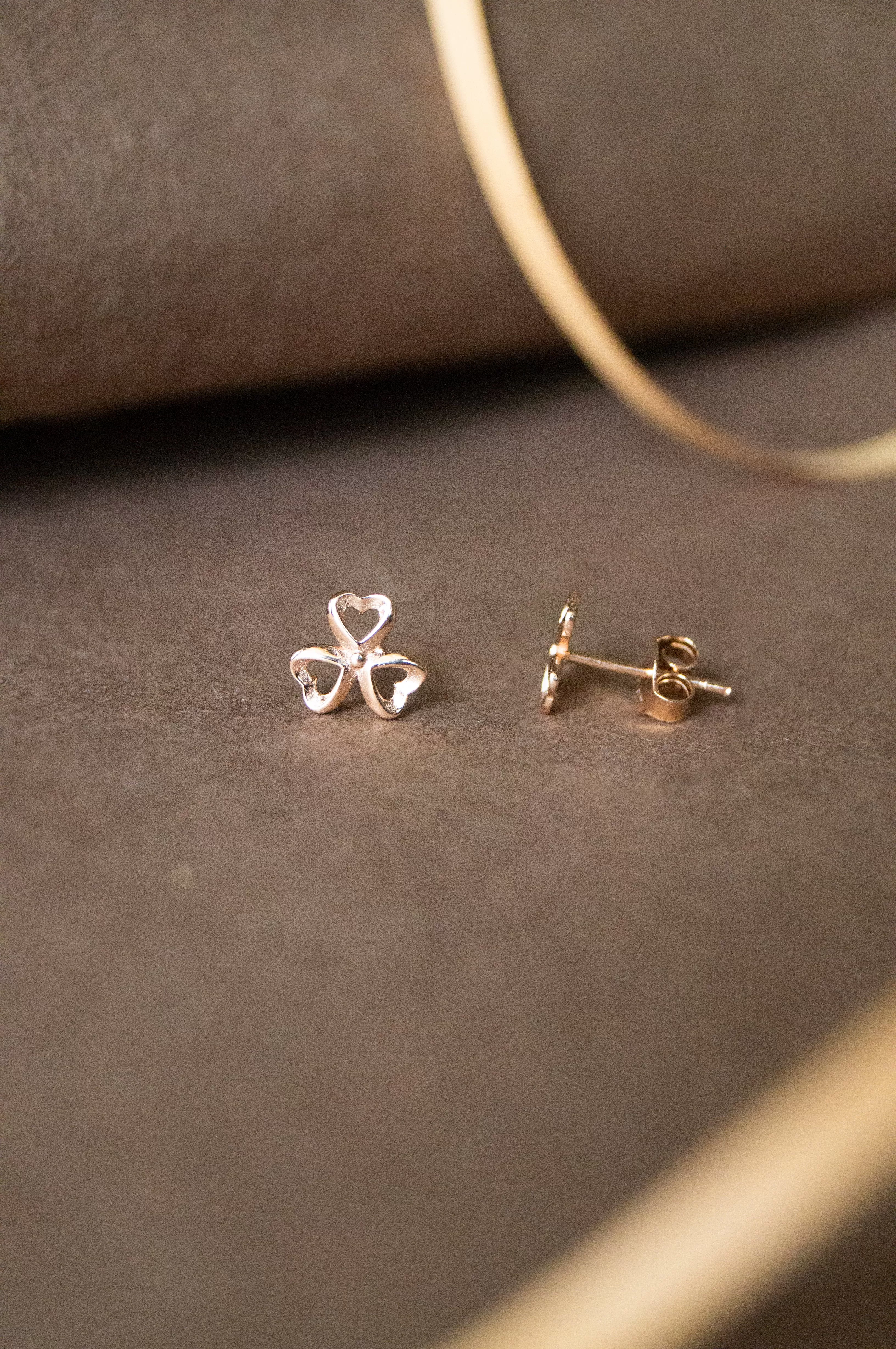 Dreamy Flower Sterling Silver Mini Stud Earrings