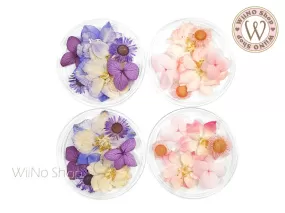 Dried Flower Bouquet Nail Art Decoration - 1 set