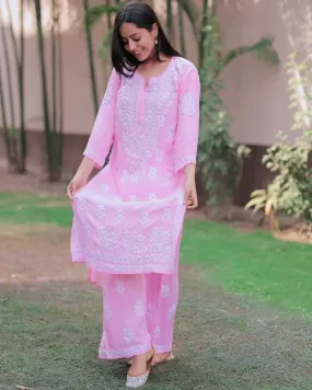 Dua Modal Premium Chikankari Co-ord Set