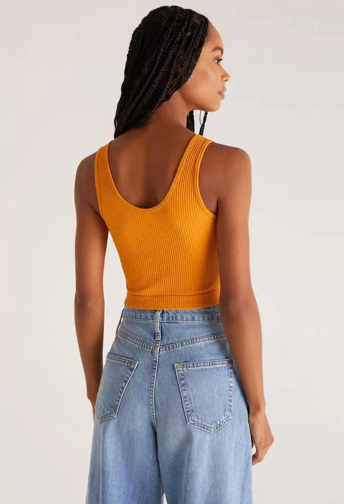 Effortless Seamless Tank-Golden Amber