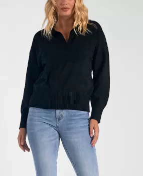 Elan Collared V-Neck Sweater