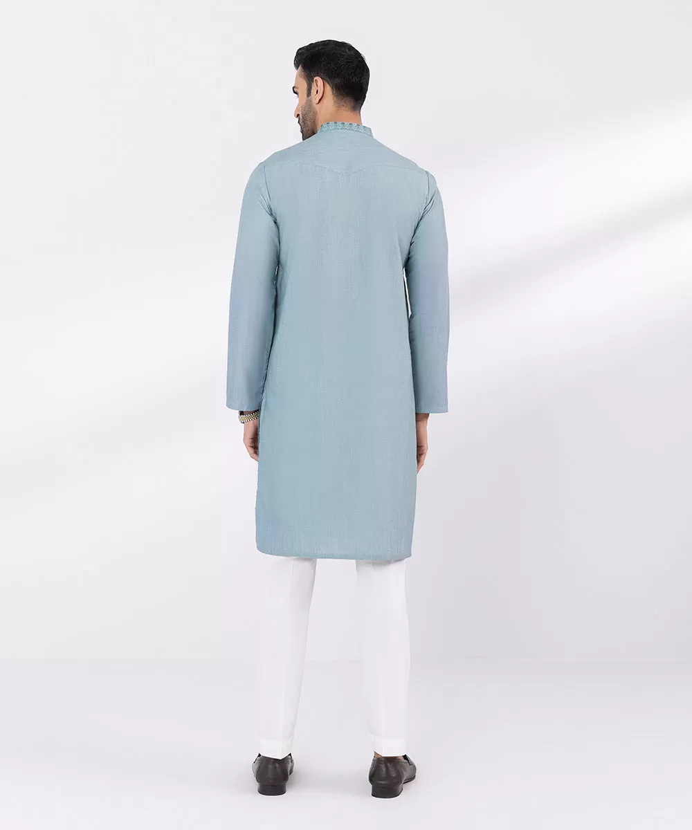 Embroidered Wash & Wear Kurta