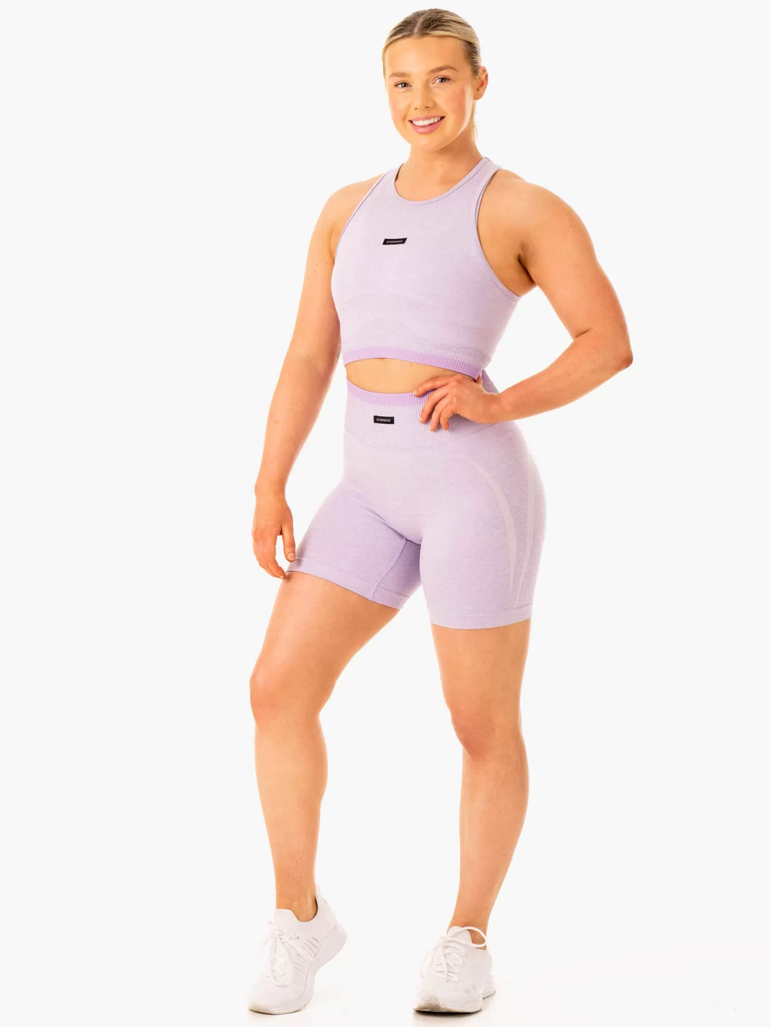 Excel Seamless Tank - Lavender Marl