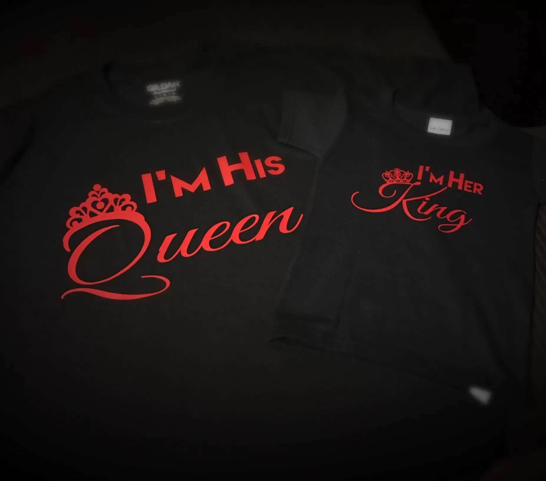 Family - King,Queen,Princess or Prince T-Shirt - Red Graphics