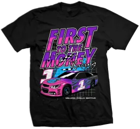 First to the Money - Black T-Shirt