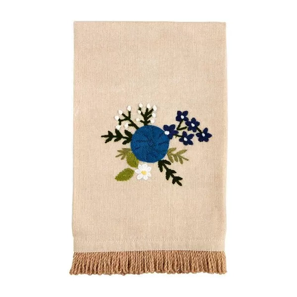 Floral Embroidery Towels