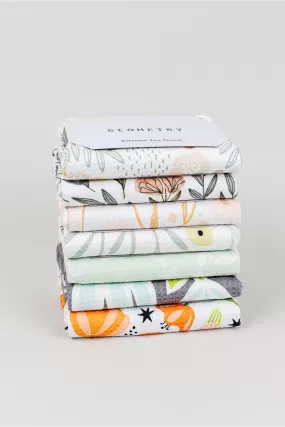 Floral Geometry House Towel