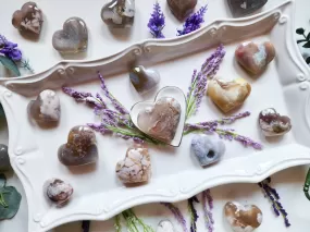 Flower Agate Heart