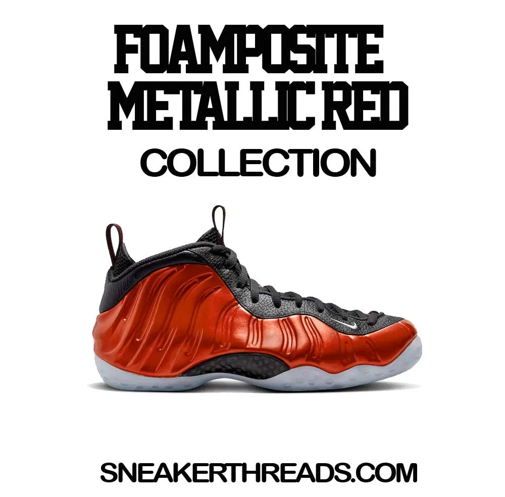 Foamposite Metallic Red Varsity Jacket - Heaven Cent - Red