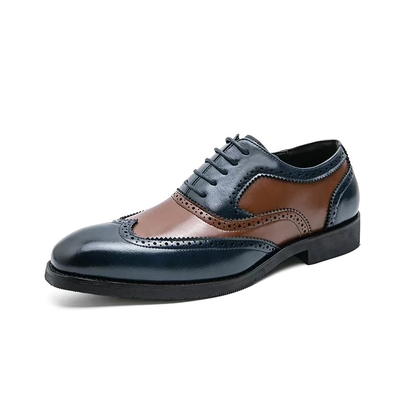 Formal Leather Derby Business Dress Men's Casual Shoes WX258