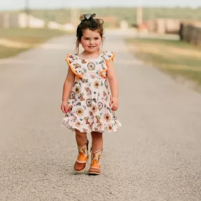 Girl's Shea Baby Sunflower Dress