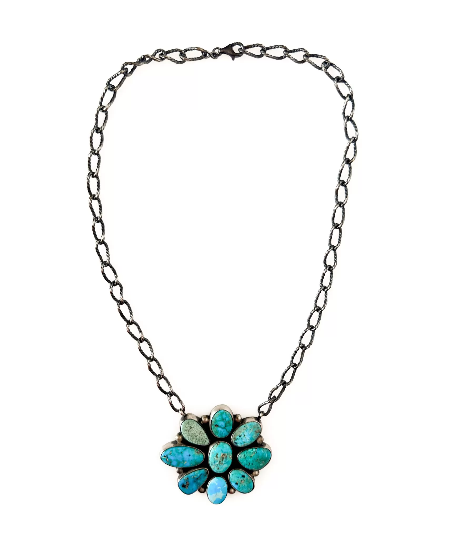 Glorieta Authentic Kingman Turquoise Necklace