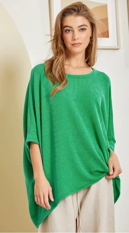 Got It Where I Want It Tunic Top - Kelly Green