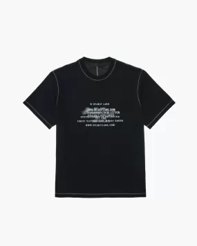 HELMUT LANG SPRAY LOGO TEE