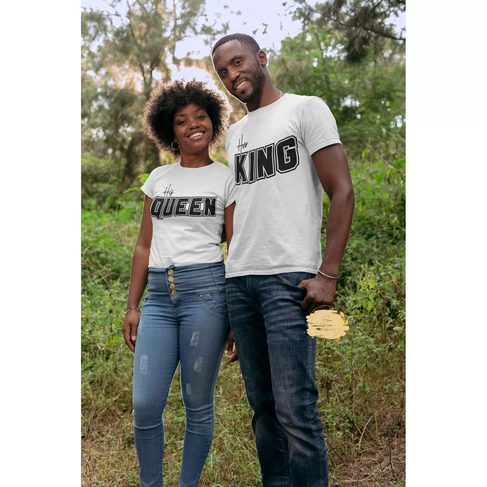 His Queen | Her King | Couples Shirts | T-Shirts