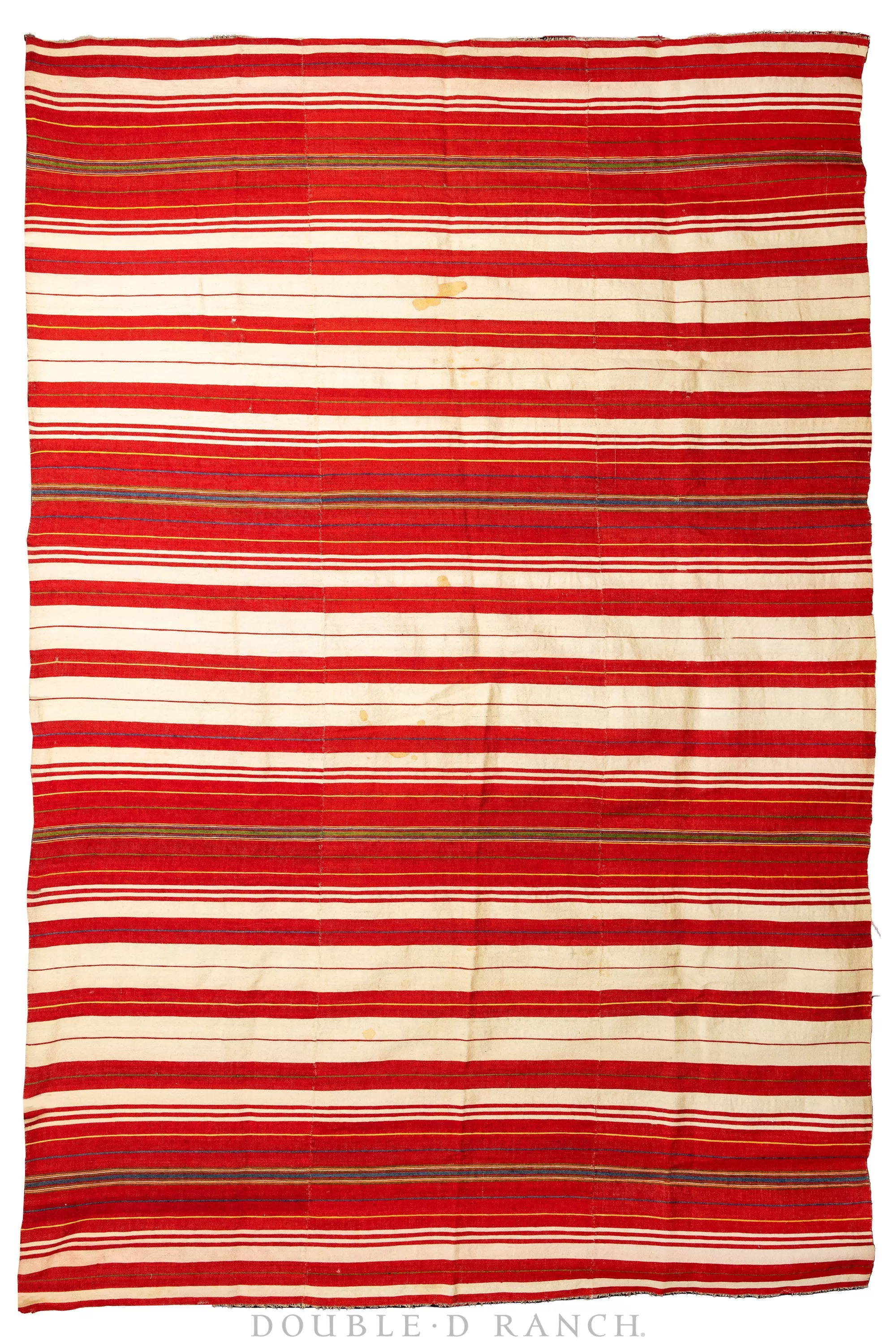 Home, Textile, Stripe, Handwoven, Vintage, Early 20th Century, 110