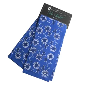 Hunt Seat Paper Co. Winner Tea Towel in Blue