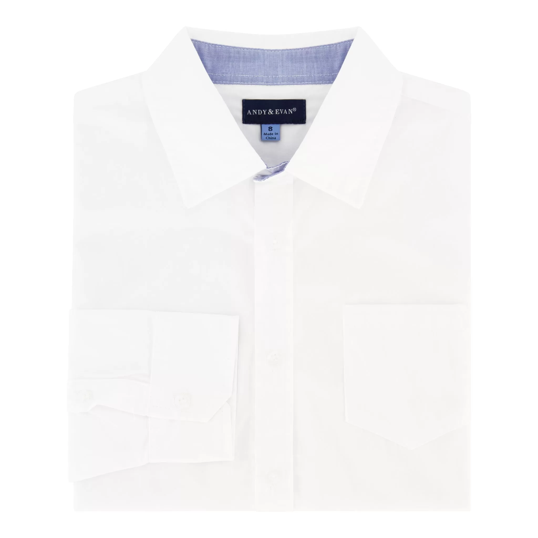 Infant Boy White Poplin Button-down Shirtzie