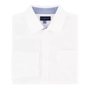 Infant Boy White Poplin Button-down Shirtzie