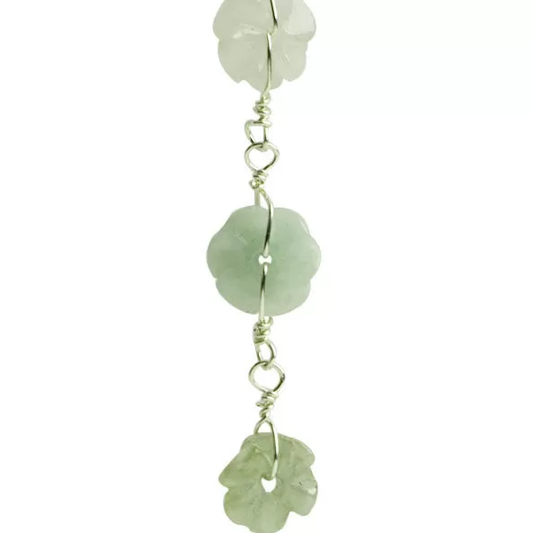 Jade Flowers Earrings