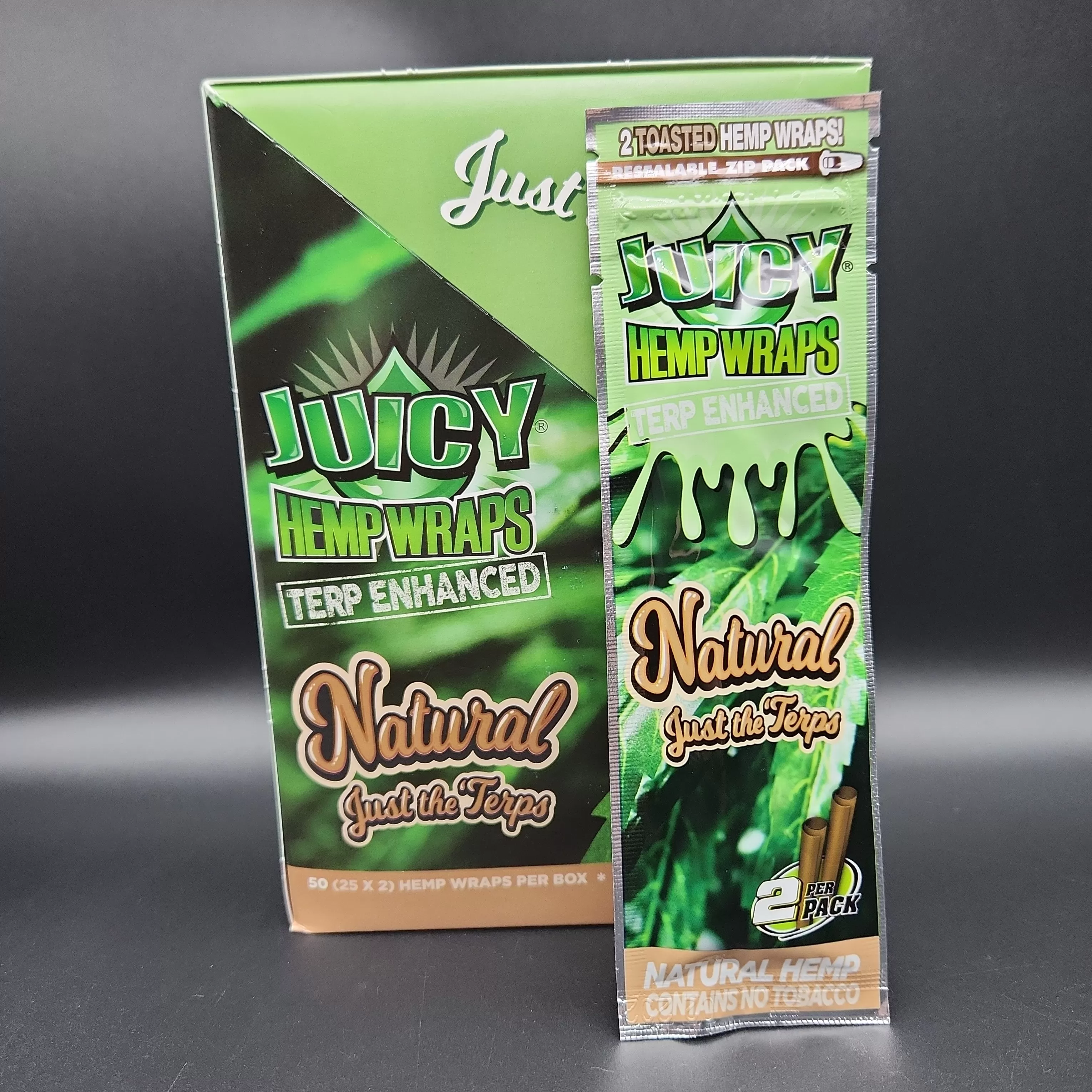 Juicy Terp Enhanced Hemp Wraps - Box of 25