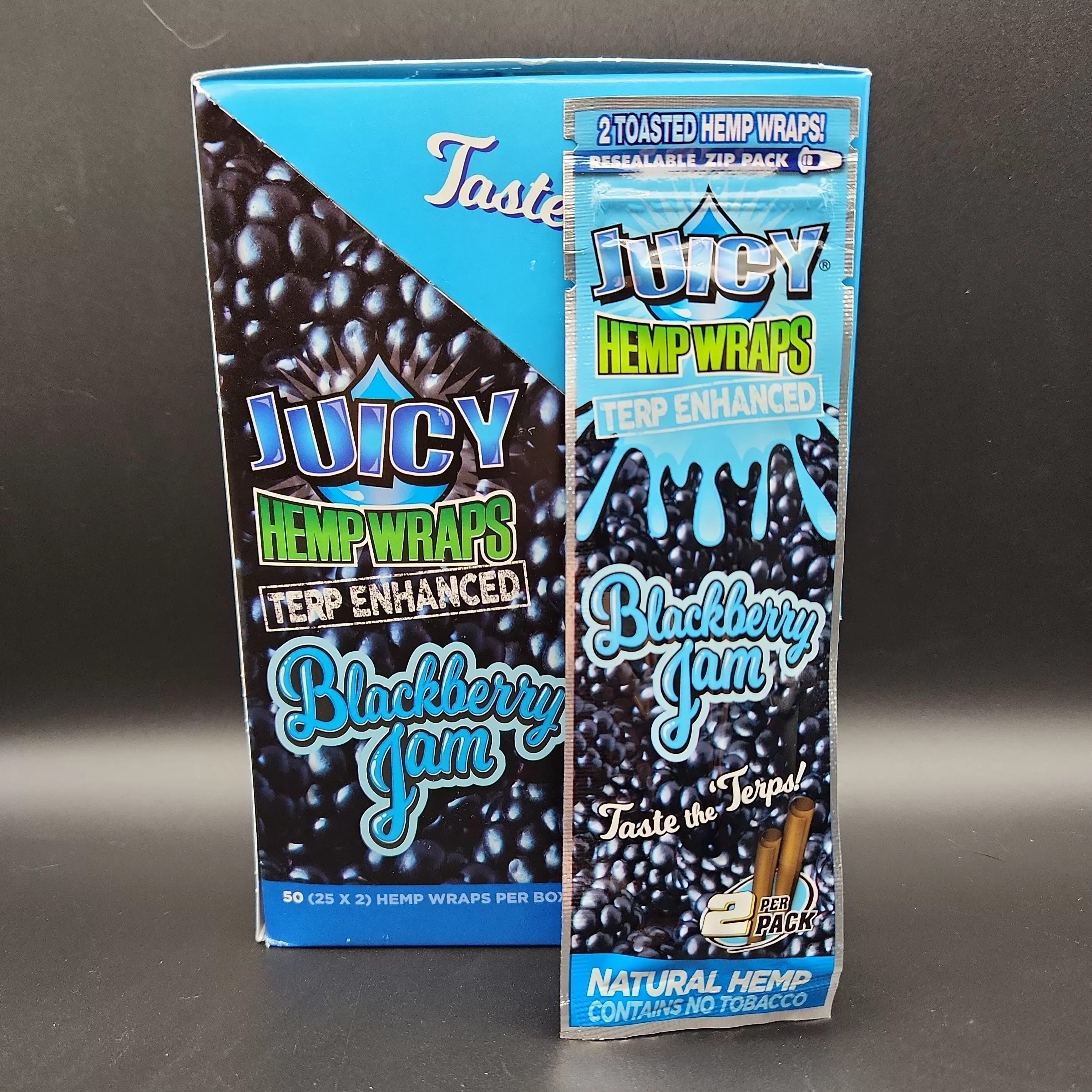 Juicy Terp Enhanced Hemp Wraps - Box of 25