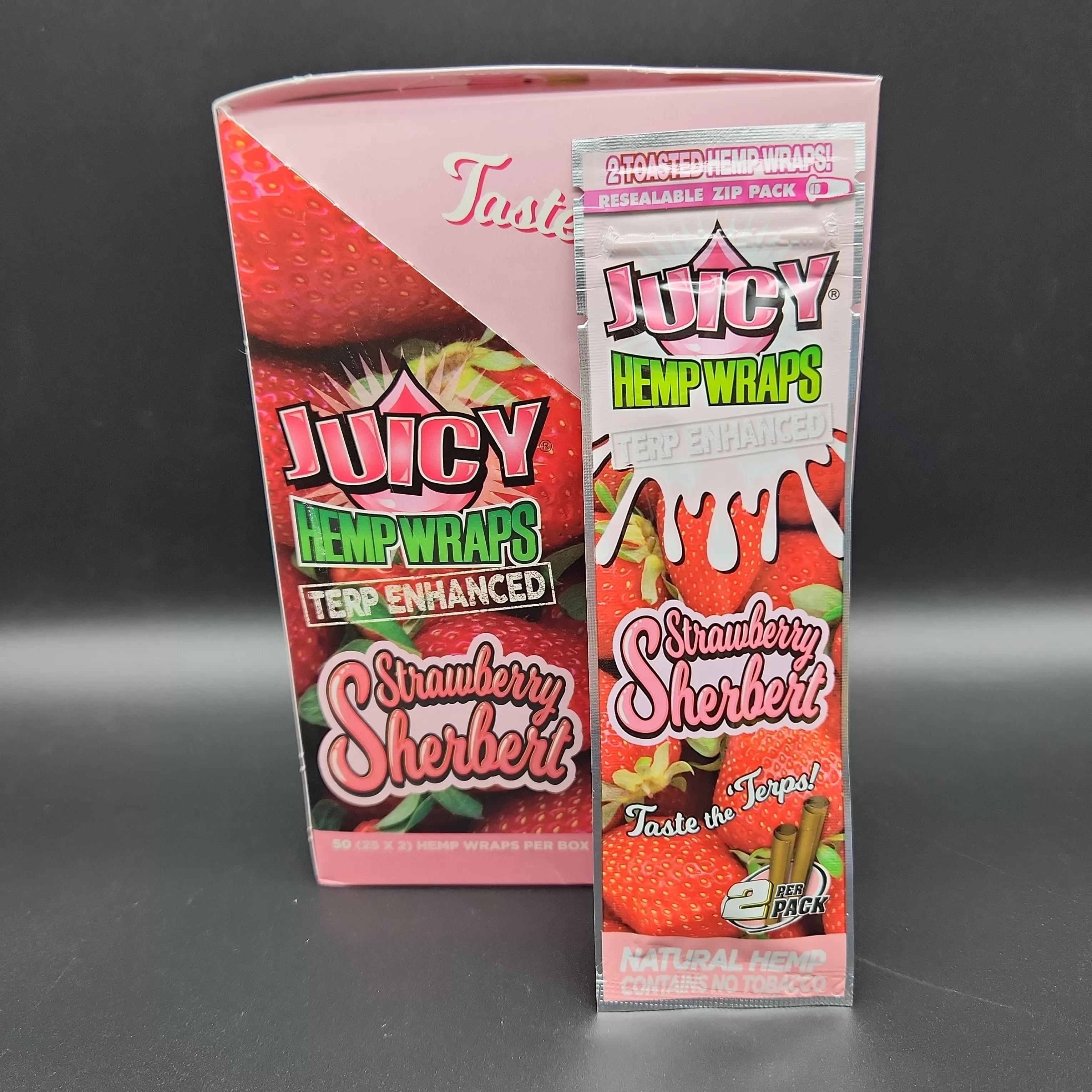 Juicy Terp Enhanced Hemp Wraps - Box of 25