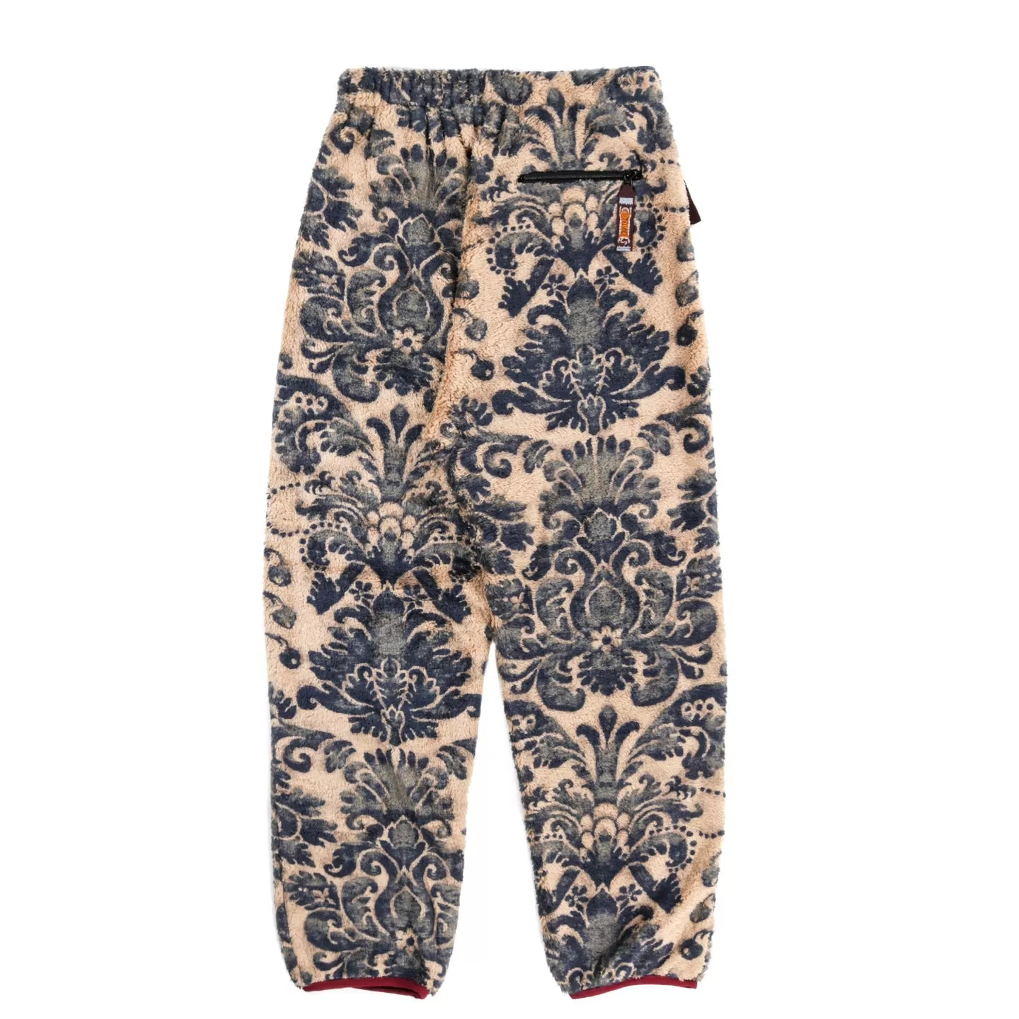 KAPITAL DAMASK FLEECE EASY PANTS BEIGE