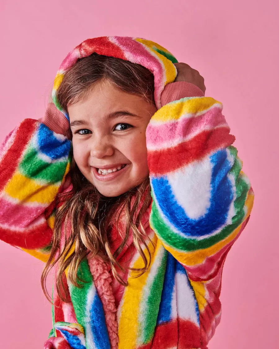 Kip & Co KIDS | Rainbow Spray Kuddle Kids Robe