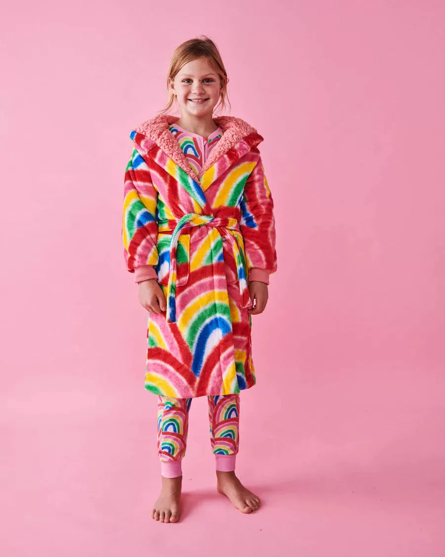 Kip & Co KIDS | Rainbow Spray Kuddle Kids Robe