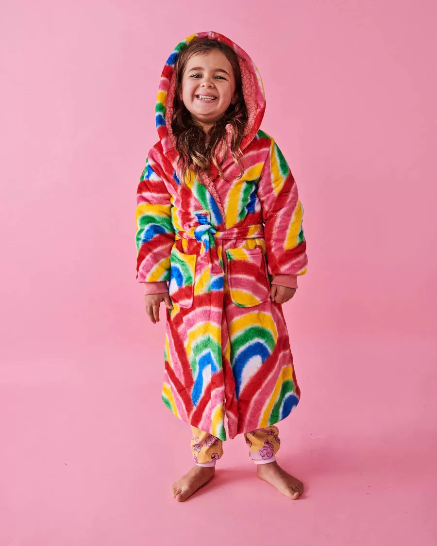 Kip & Co KIDS | Rainbow Spray Kuddle Kids Robe