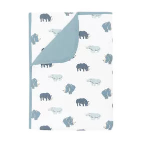 Kyte Baby 1.0 Tog Printed Toddler Blanket in Rhino