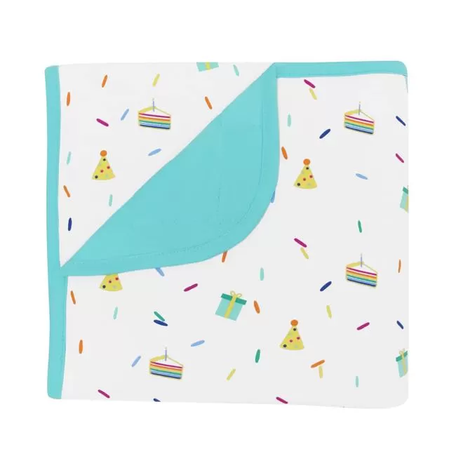 Kyte Baby Printed Baby Blanket in Cloud Party