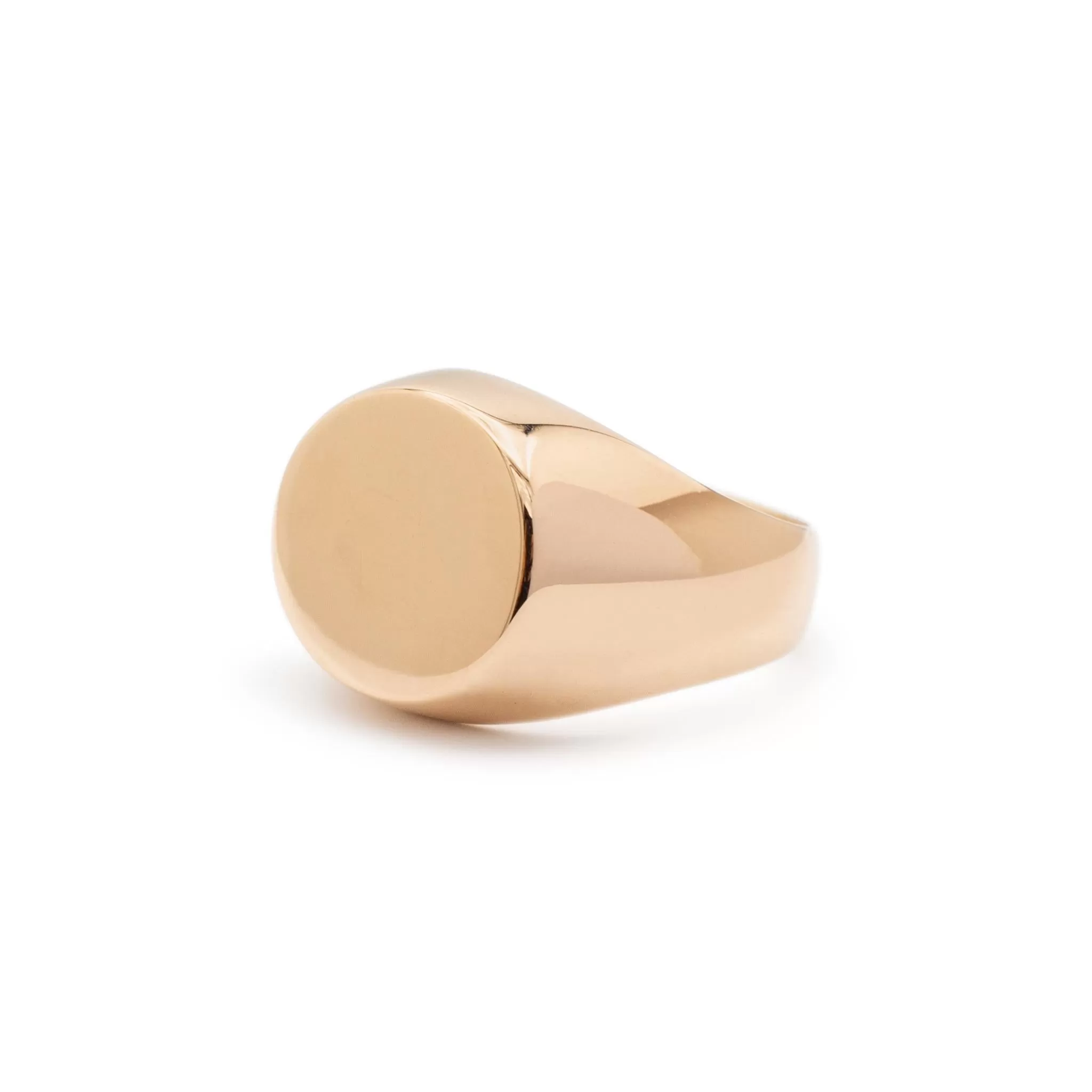 Ladies 14K Rose Gold Signet Cocktail Ring