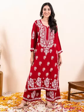 Lali Premium Chikankari Modal Co-ord Sets