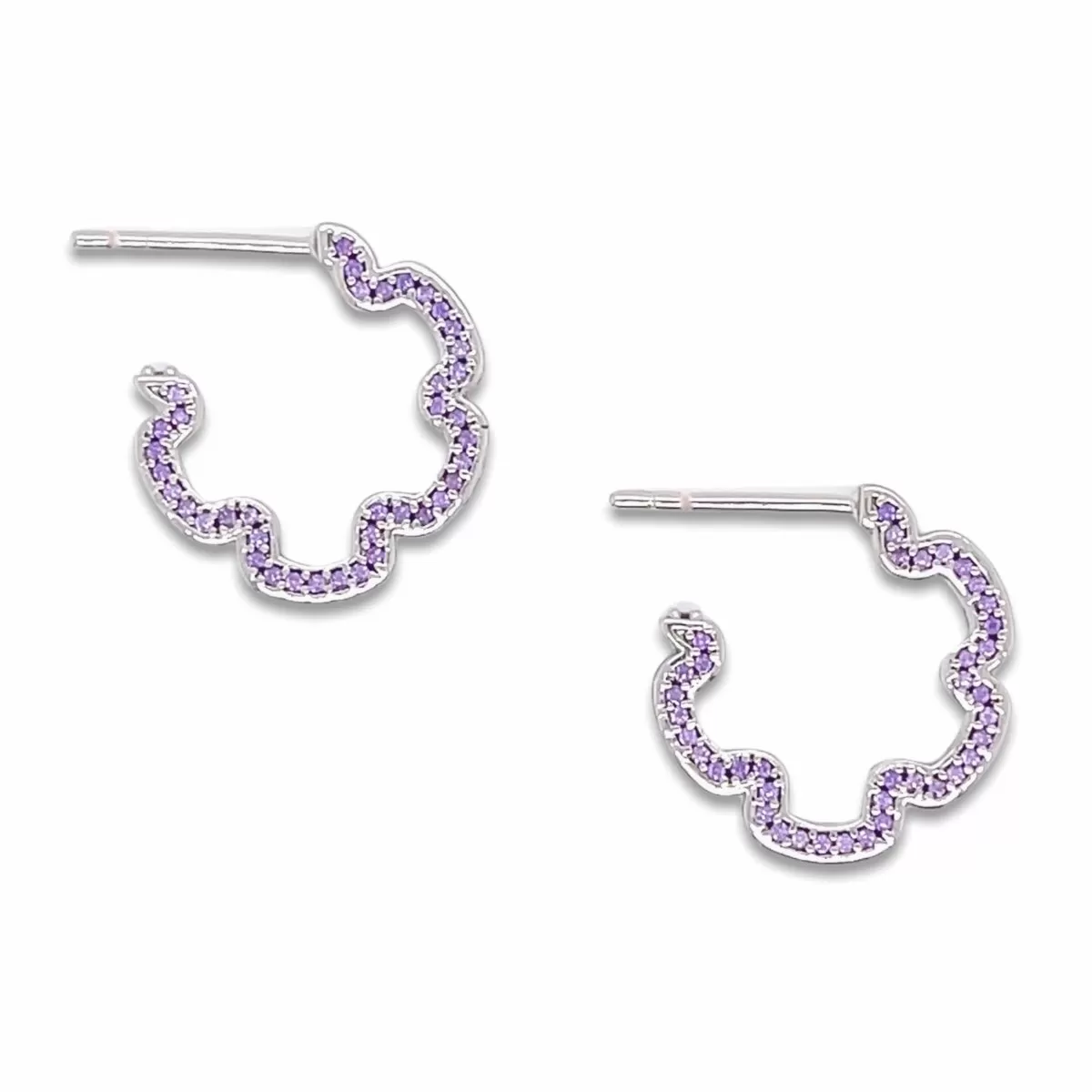 Lil' Jules Open Frame Daisy Hoops