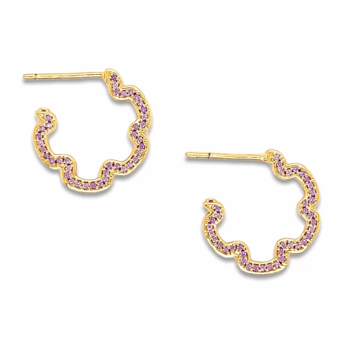 Lil' Jules Open Frame Daisy Hoops