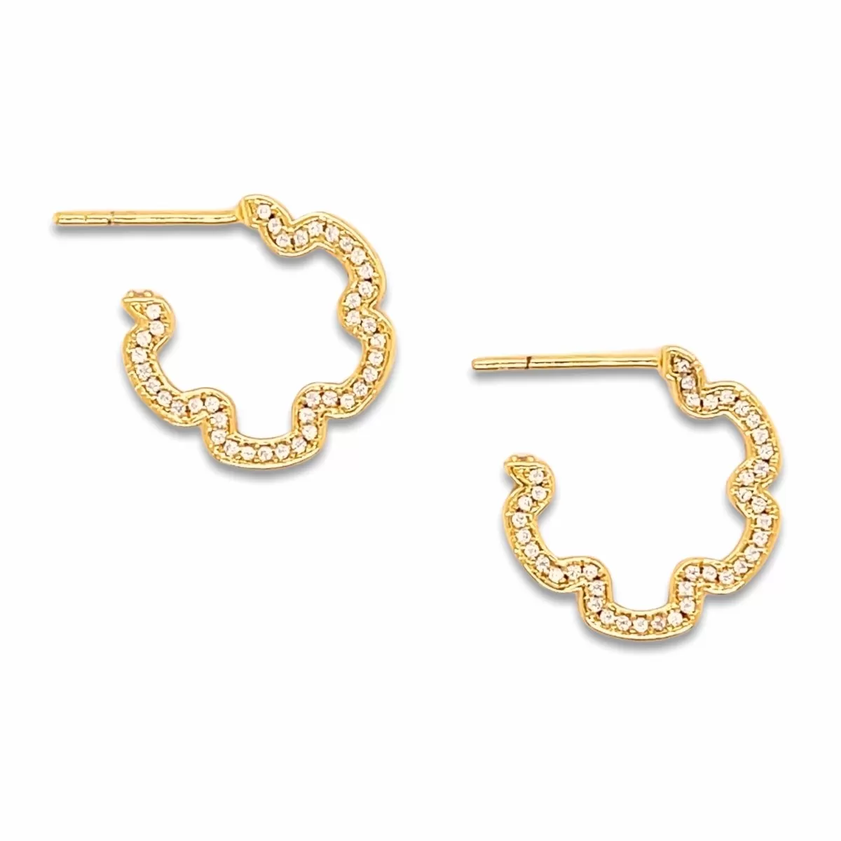 Lil' Jules Open Frame Daisy Hoops