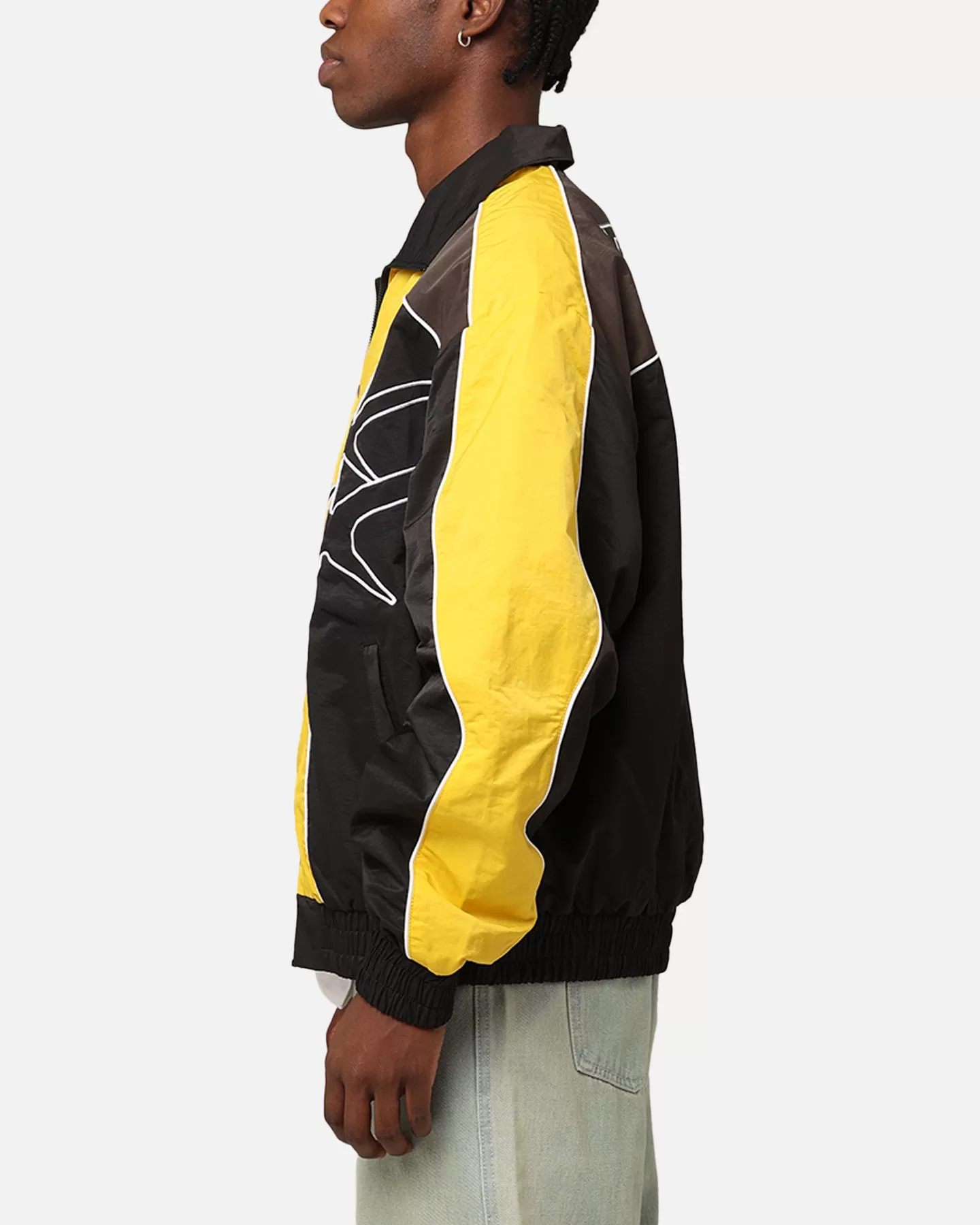 Loiter Paradise Track Jacket Black/Yellow