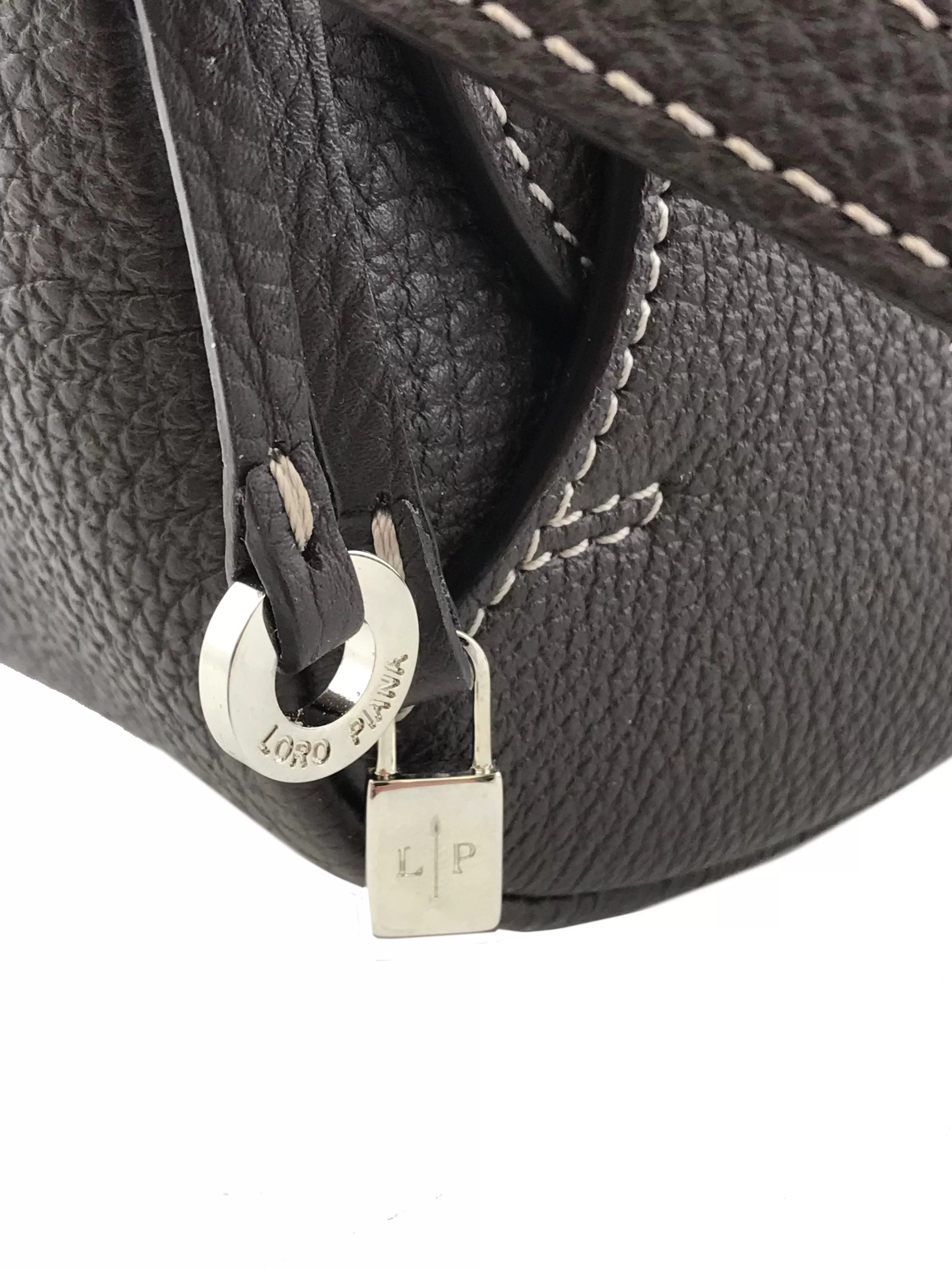 Loro Piana Mini Lune Odessa Leather Crossbody