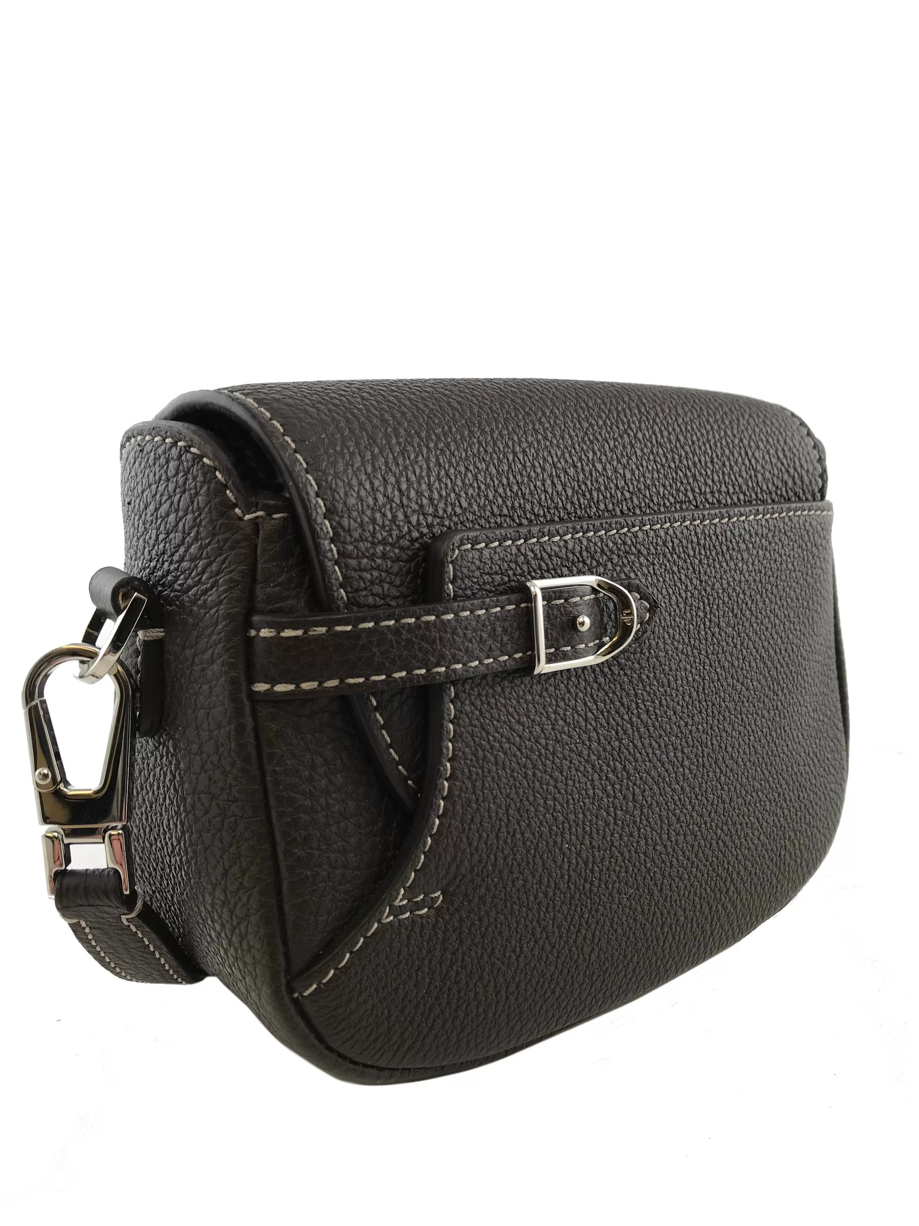 Loro Piana Mini Lune Odessa Leather Crossbody