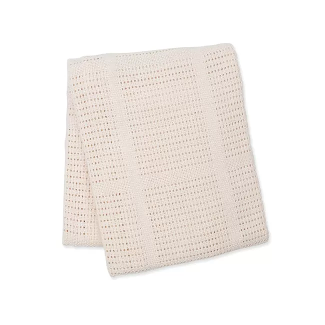 Lulujo Cellular Blanket - Oatmeal