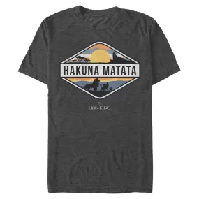 Mad Engine Disney Lion King Hakuna Matata Emblem Men's T-Shirt