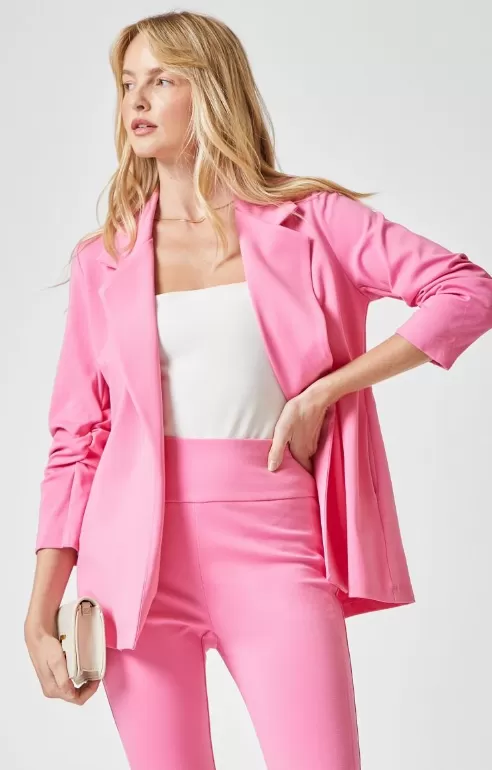 Magic 3/4 Sleeve Blazer - Dark Pink