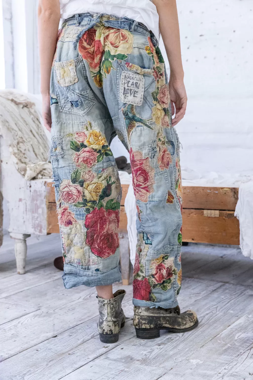 Magnolia Pearl Quilts & Roses Miner Pants