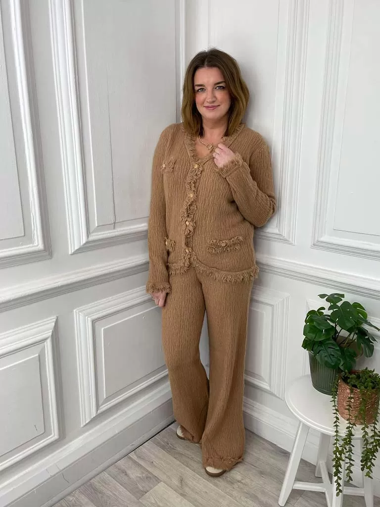 Malissa J Knit Co-ord - Camel